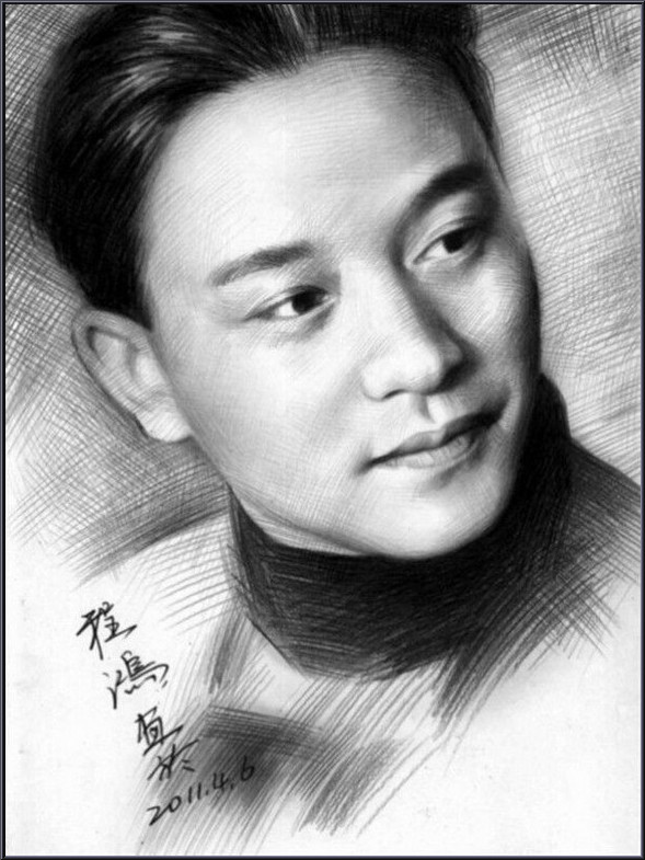 最近很火的素描人物明星,100张素描100位明星