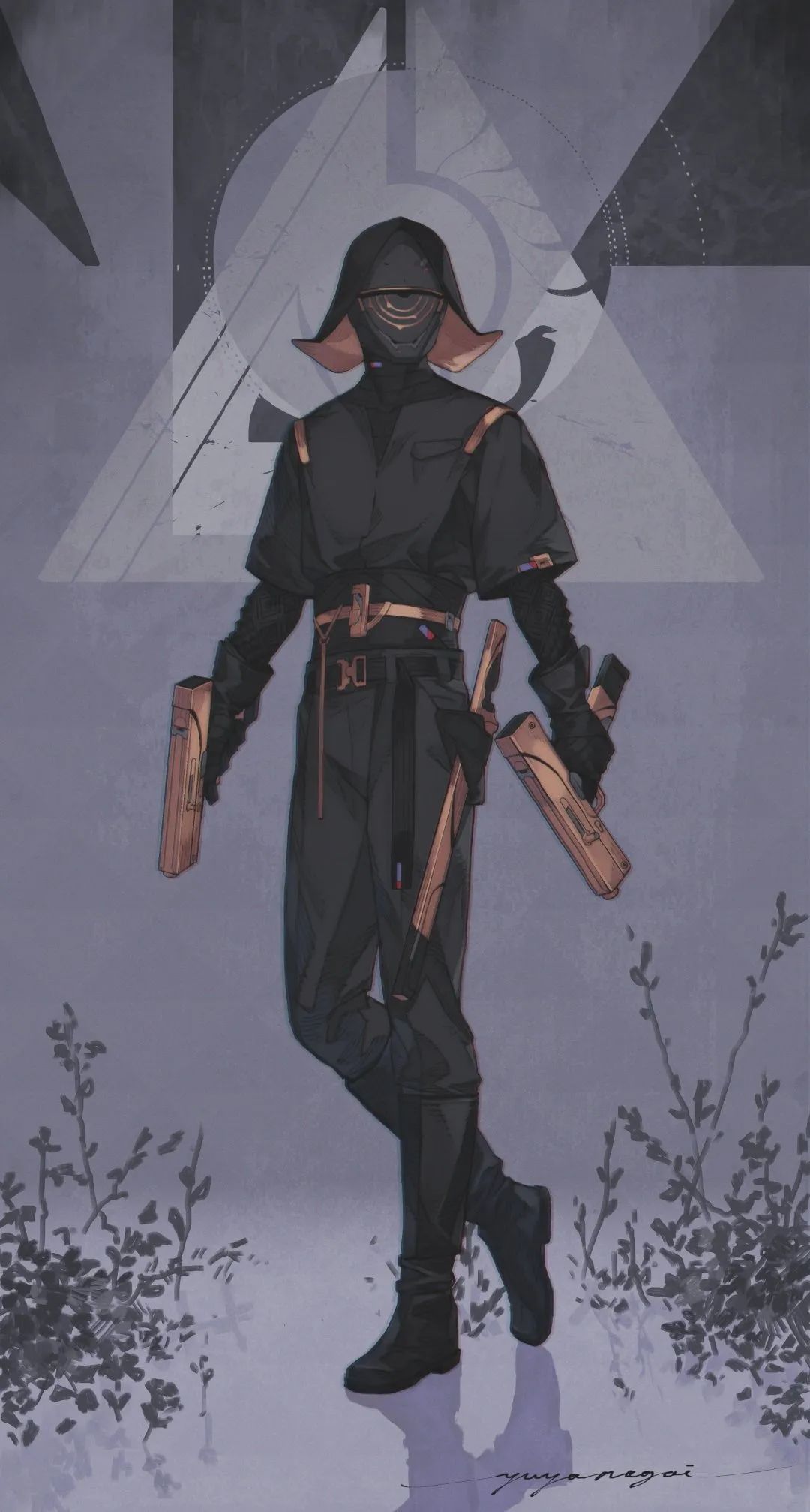 「绘画参考」尼尔机械纪元画师永井悠也笔下游戏角色作品