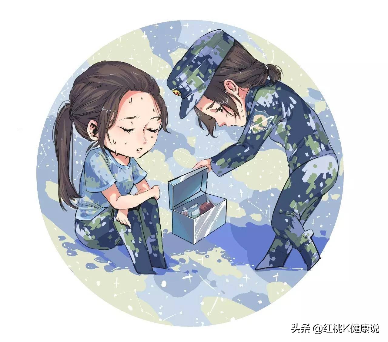 女生军训时来大姨妈,当军训遇上大姨妈