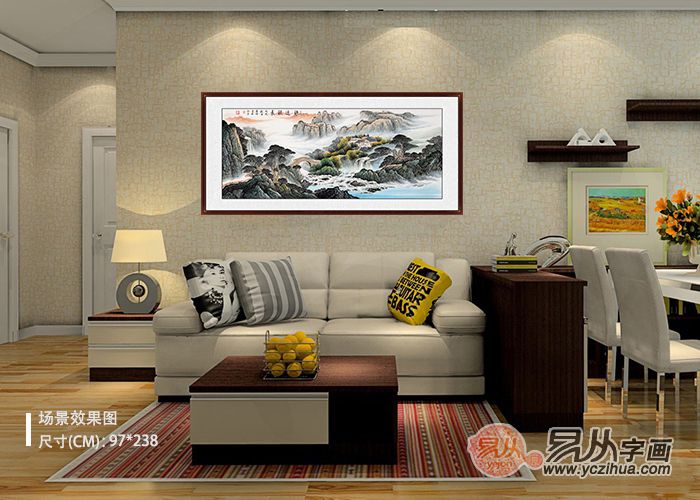 这四款家居装饰画挂家越看越好看,客厅墙壁装饰画高级感