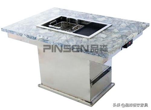 深圳火锅桌椅定做,深圳净化器火锅桌厂家直销