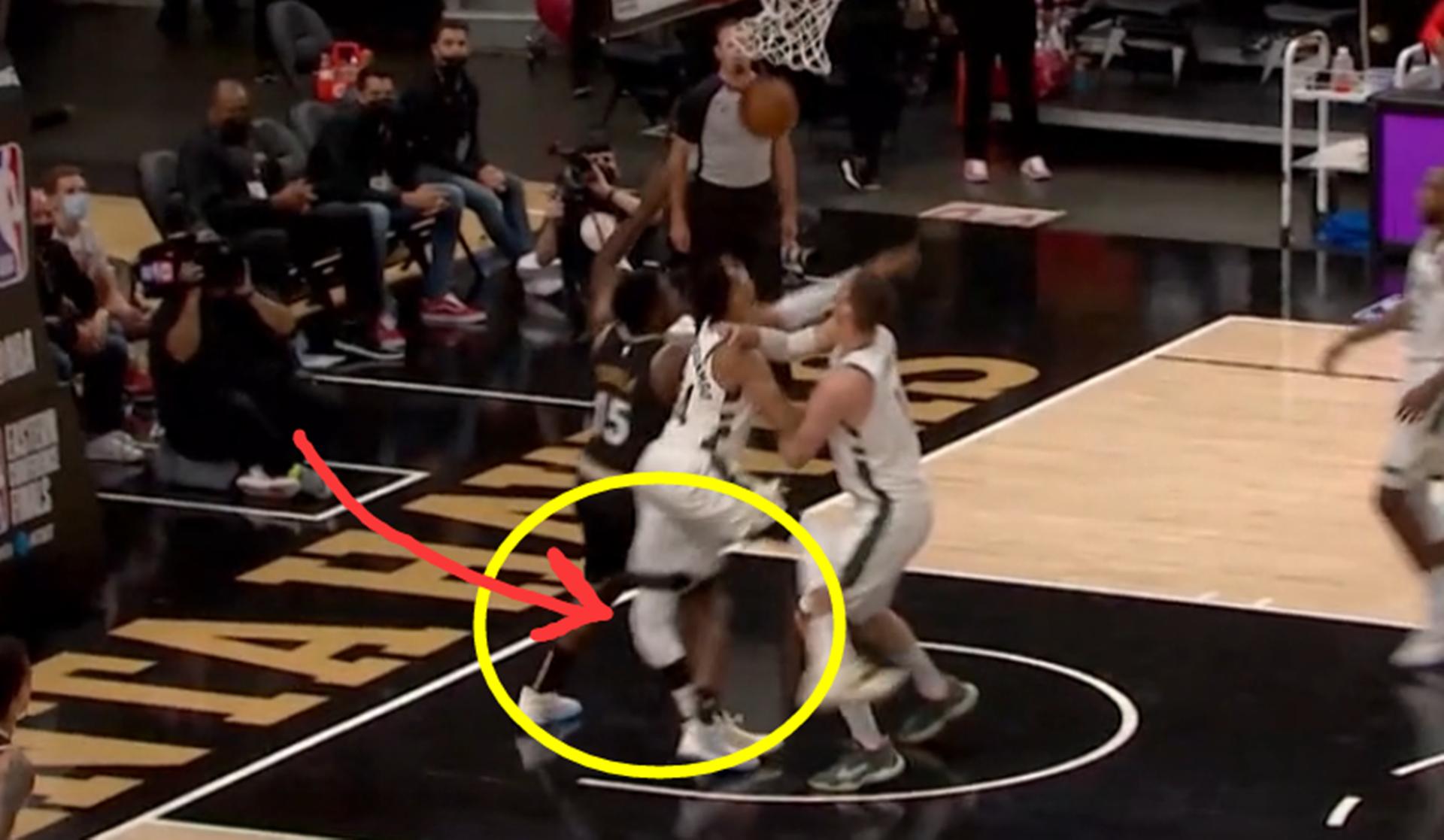 细看字母哥受伤瞬间，大概率是十字韧带撕裂，老鹰夺冠希望大增