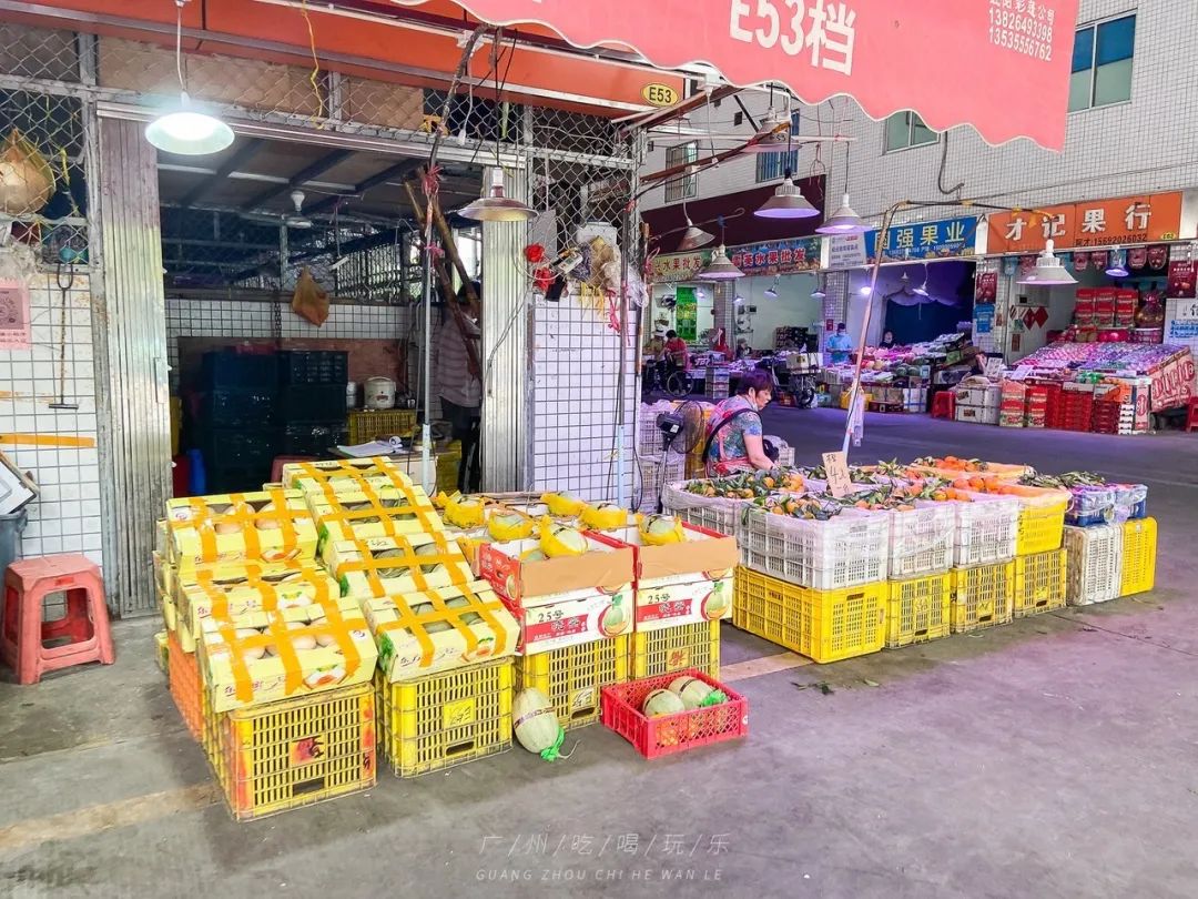 地铁坐到水果市场附近,广州天平架水果市场