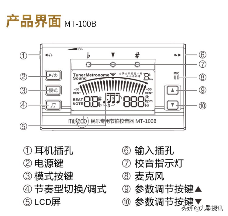 古筝调音mt70,古筝调音视频教程d调