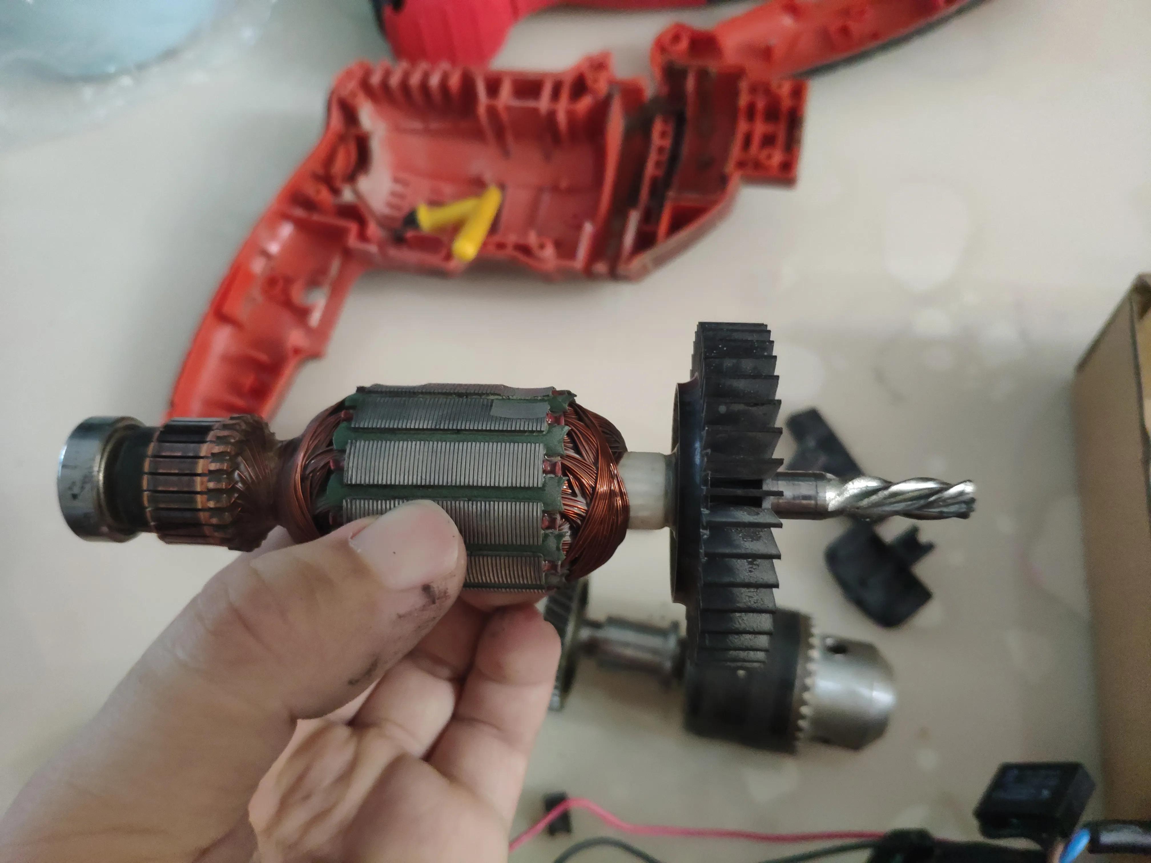 百得冲击钻拆解视频,沪工冲击电钻拆解与安装