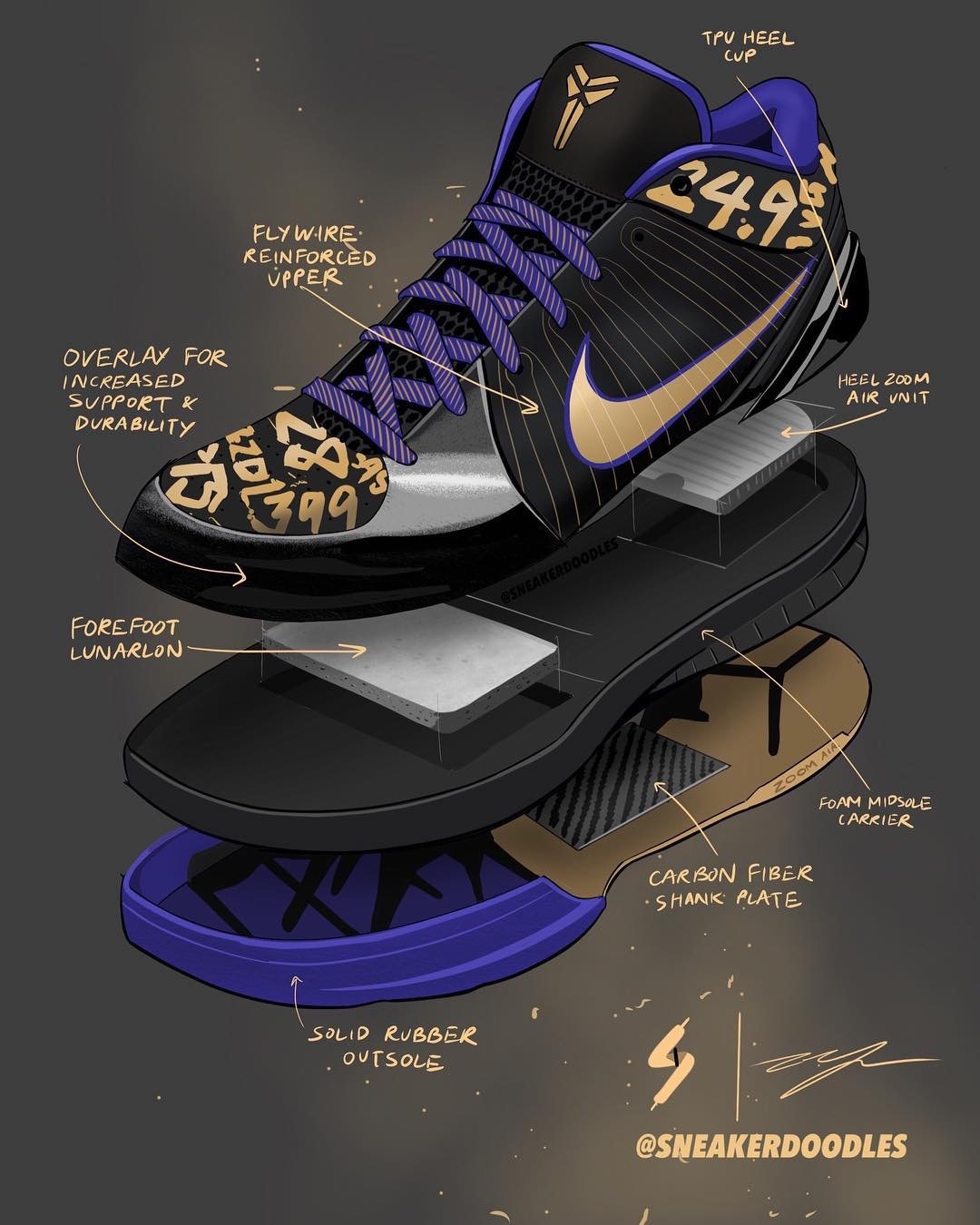 科比低帮鞋风靡,低帮科比