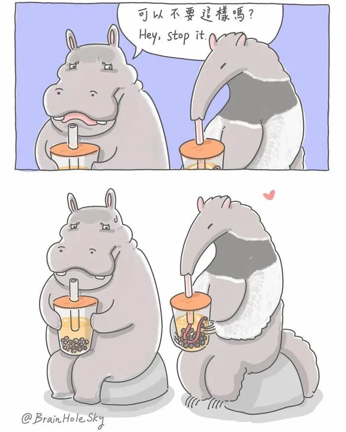 幽默四格漫画100幅图,20幅幽默的漫画