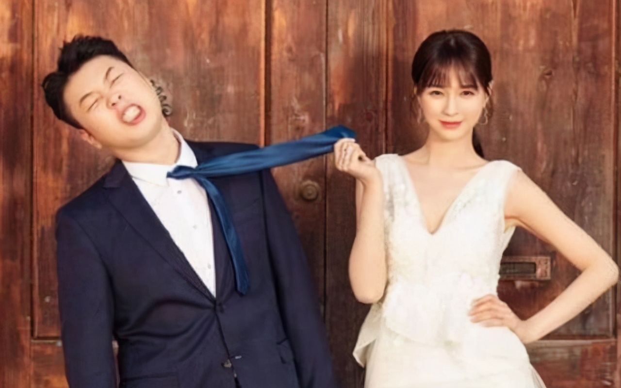 看到沈梦辰婚纱照后，差点没看出杜海涛，果然“胖子是个潜力股”