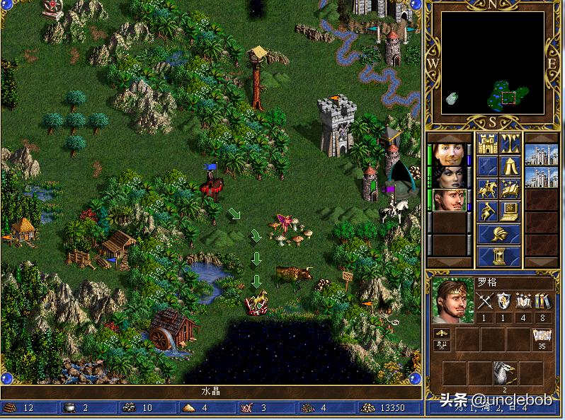 英雄无敌3打比蒙的图,英雄无敌3死亡阴影与深渊号角