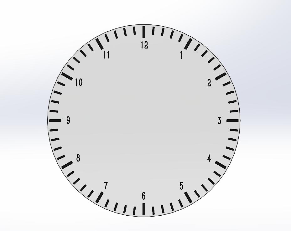 用solidworks数字阵列一个表盘刻度,内含建模视频