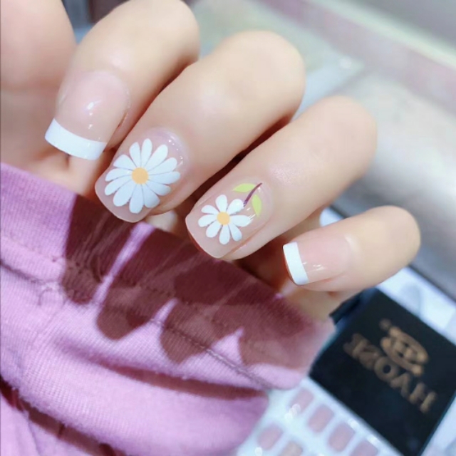 美甲贴教程视频,美甲贴款式图片