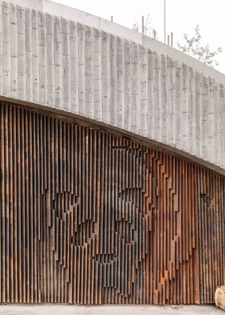 锈蚀耐候钢板表面需要处理么,耐候钢板在景观中的应用