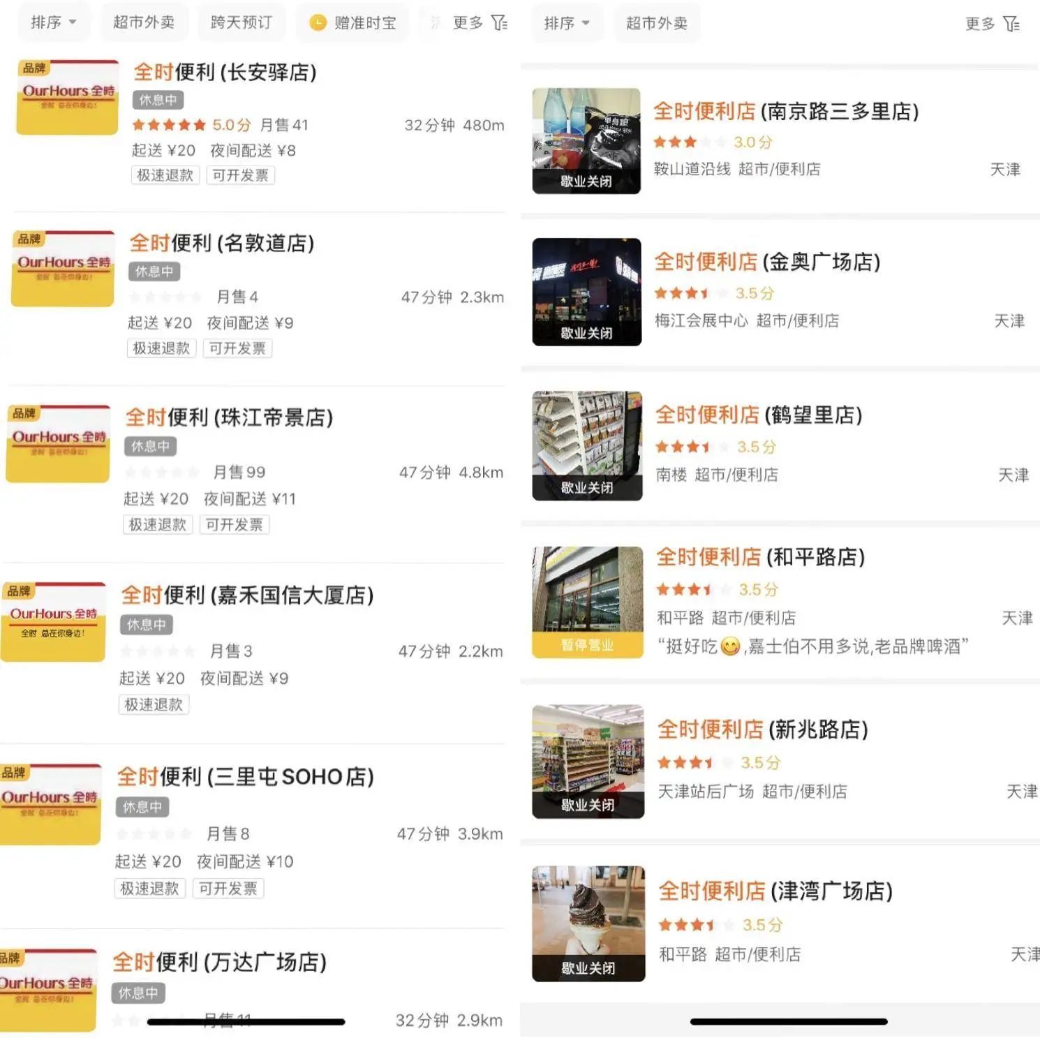 北京全时便利店闭店潮正在进行时,全时便利店整顿