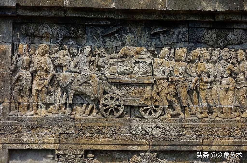 世界最大的佛寺在哪里,婆罗浮屠塔附近寺庙