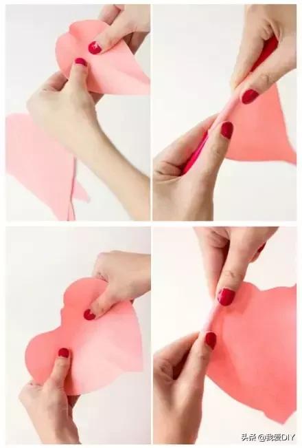 好看好折的玫瑰花,花店手工玫瑰折法