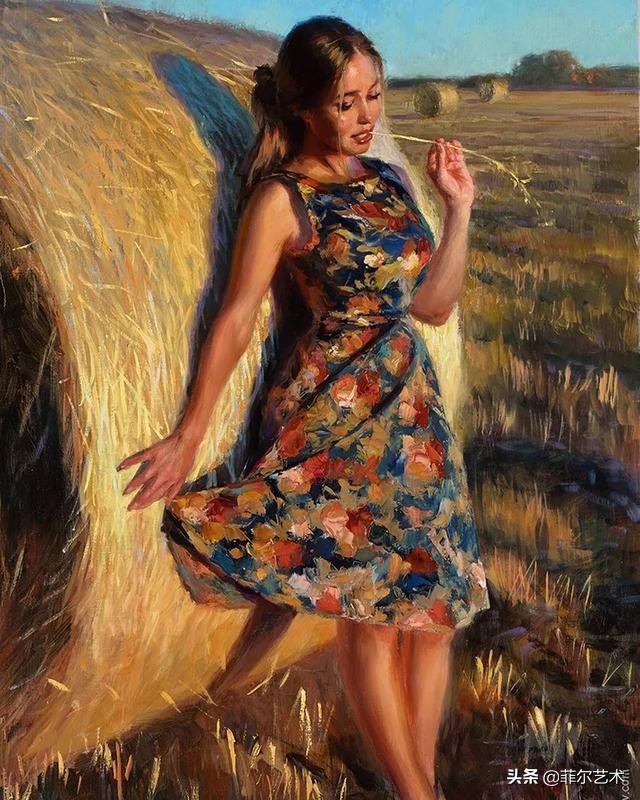 「经典油画」超美超性感的俄罗斯女郎人体油画欣赏
