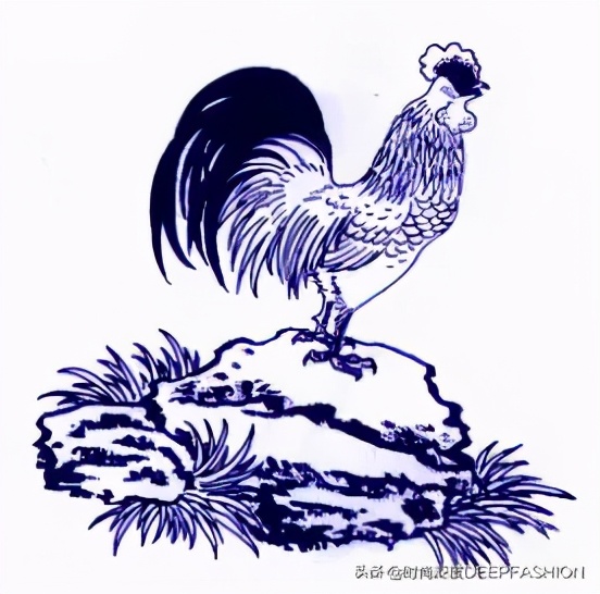 中国传统纹样“之”青花纹样