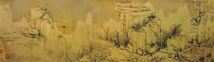 中国传世山水画全集册pdf,五元人民币山水画泰山