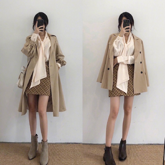 冷春轻熟造型图片,轻熟复古休闲百搭春季时尚