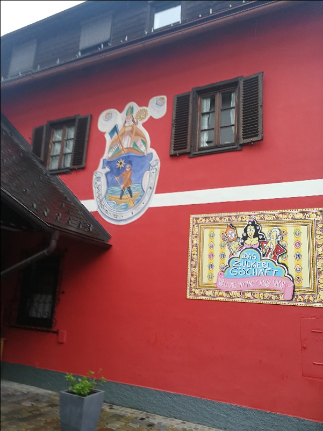 雨中奥地利乡村风景,奥地利小镇美景