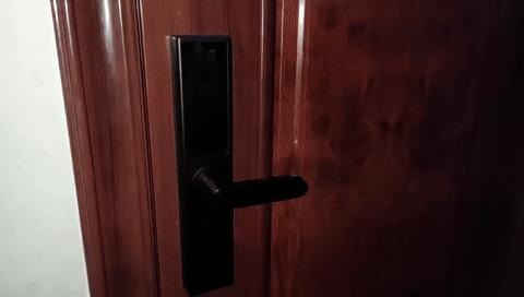 米家门锁远程开锁,米家智能门锁青春版换把手方向