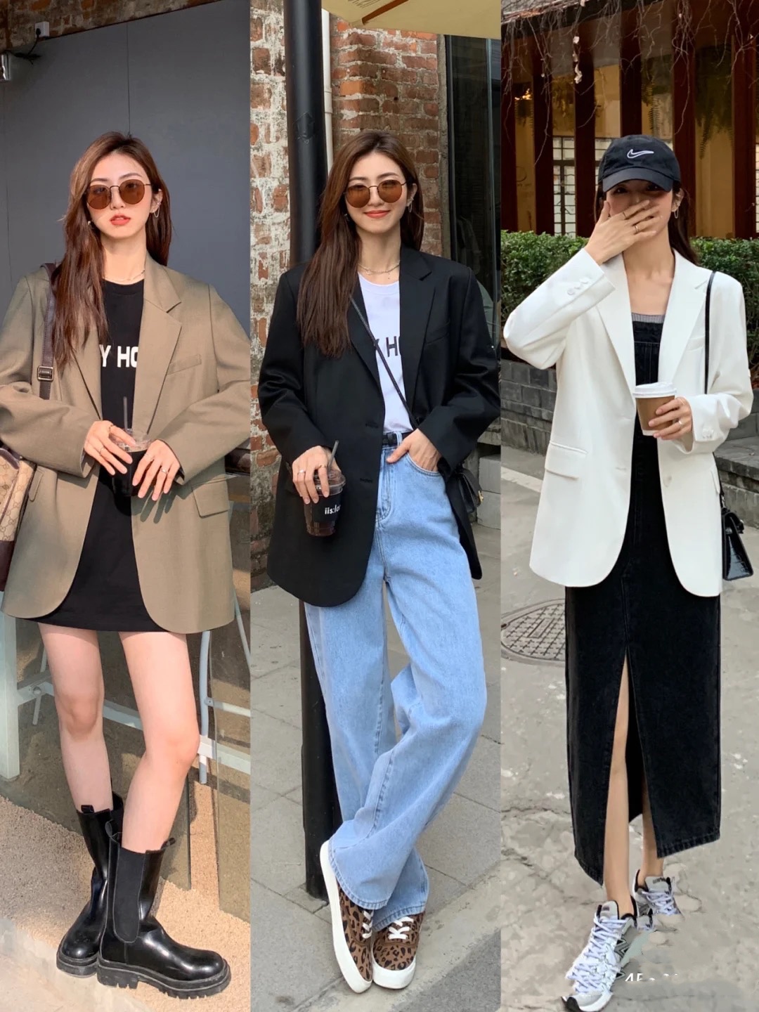 西装穿搭法秋冬,西装穿搭初春白西装