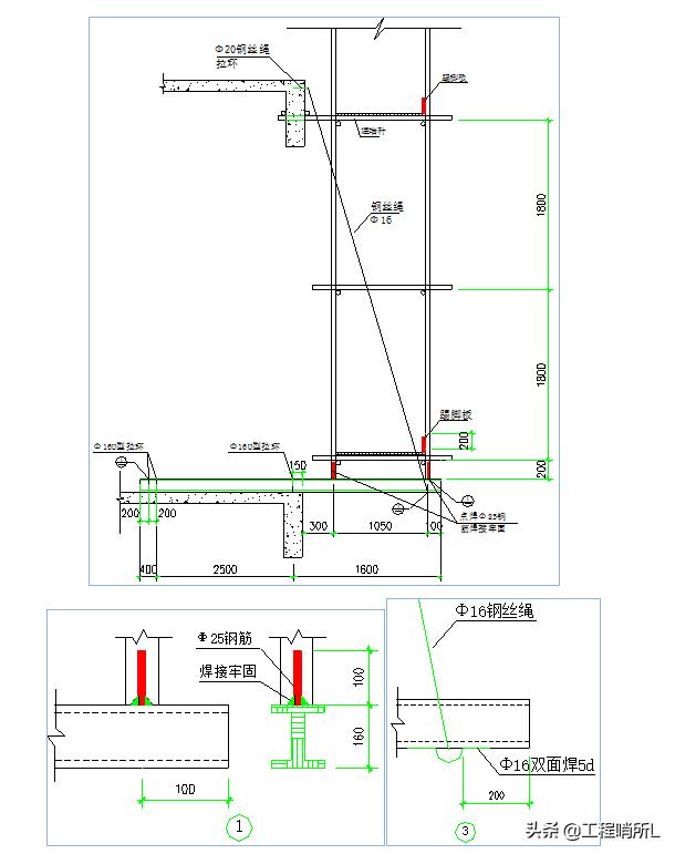 中建一局-悬挑式钢管脚手架专项施工方案（范本）