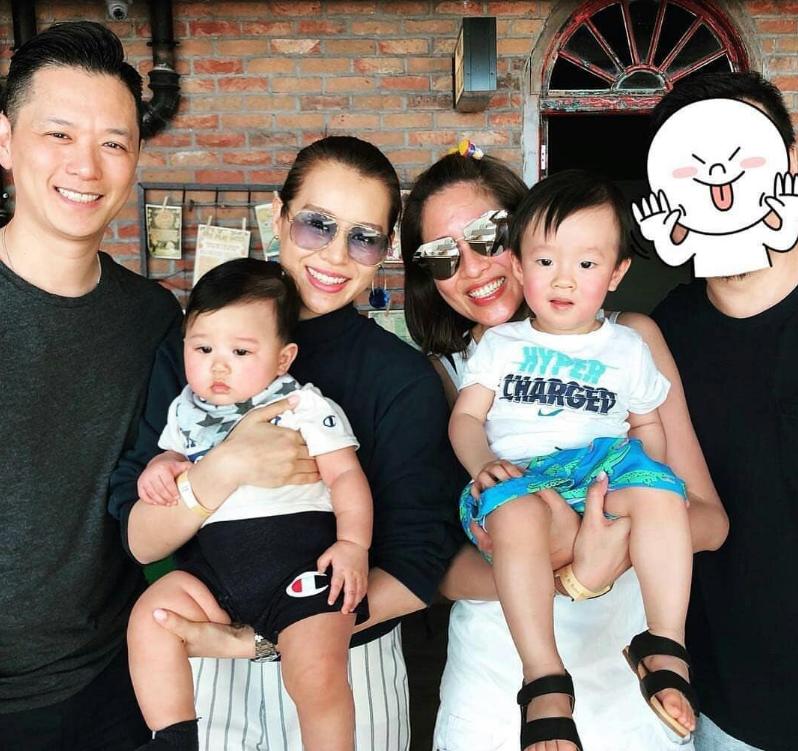 胡杏儿三胎生子公开一家人合影,41岁胡杏儿三胎得子视频