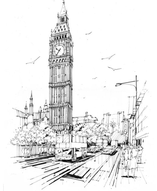 风景速写基础入门零基础学速写,风景速写的正确方法和步骤