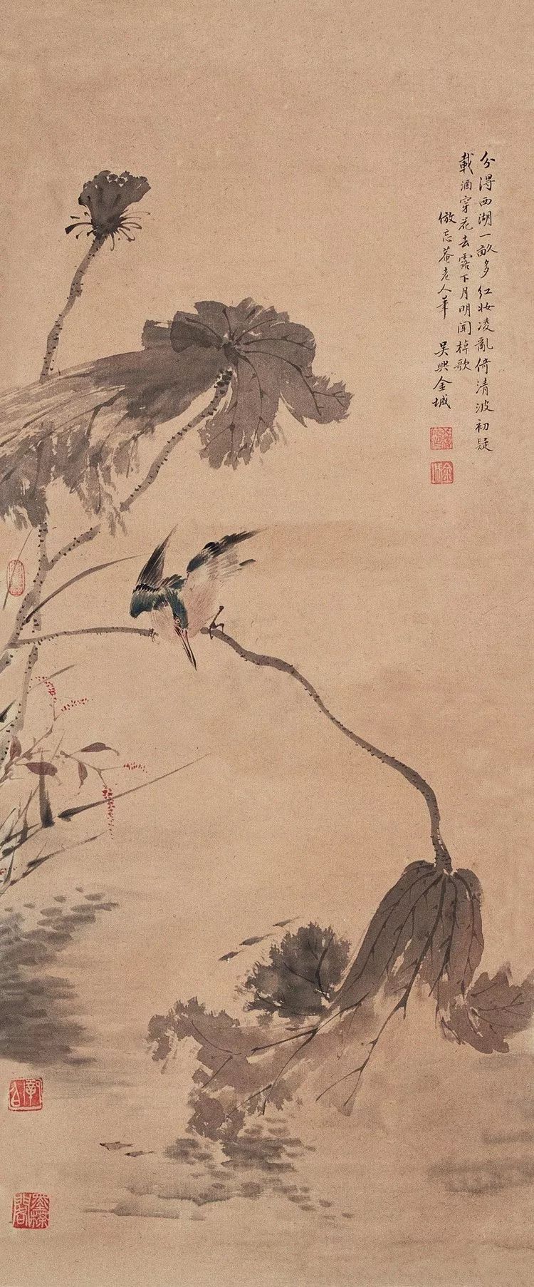 他45岁之前以临摹为主，46岁后创作即达高峰