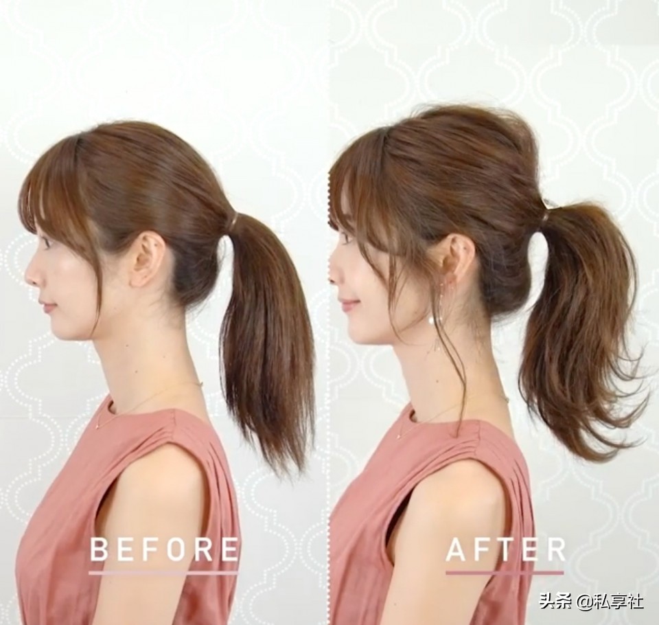 细软发高马尾辫子扎法,怎么绑出慵懒高马尾直发