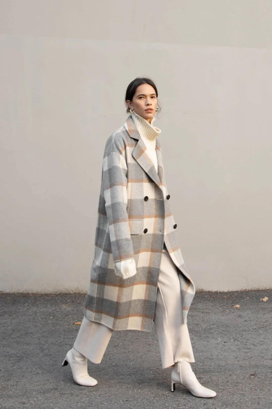 显高毛呢大衣,毛呢大衣正确穿搭