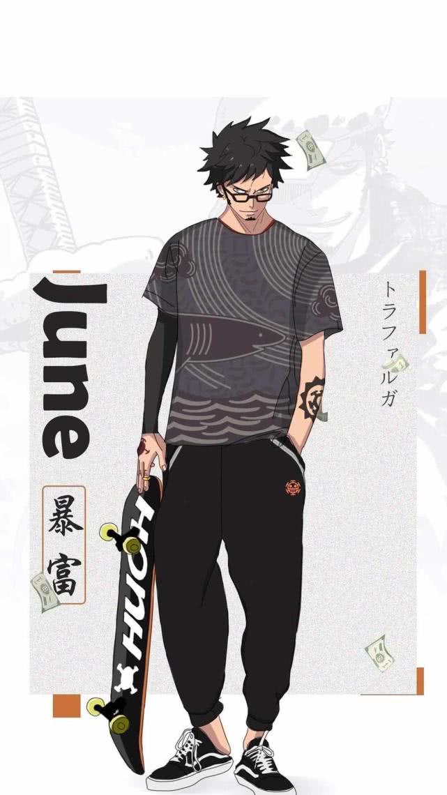 海贼王角色穿衣服,海贼王人物穿上潮装动画