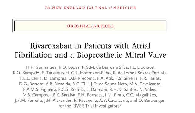 利伐沙班生物瓣膜,房颤心脏瓣膜置换术后抗凝指南