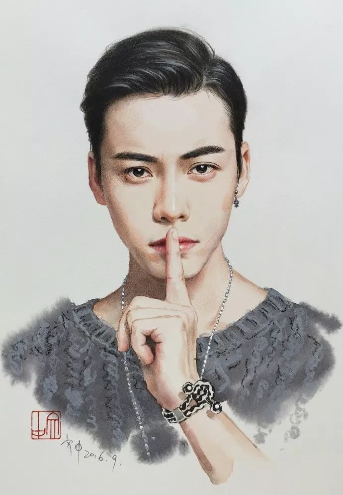 比起打印画，美院毕业的他，笔下这种彩铅水彩画才好看哭了~