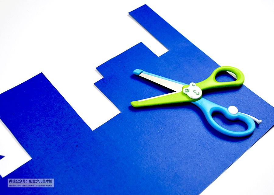 彩色油画棒树林儿童画,油画棒怎样画湖面和天空儿童画