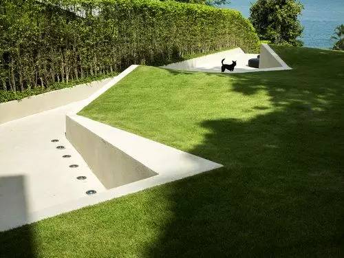 楼顶草坪花园设计效果图,花园草坪养护问题的成果概述