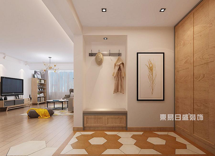 进门没有鞋柜位置的户型优化,入户门是走廊的户型怎么做鞋柜