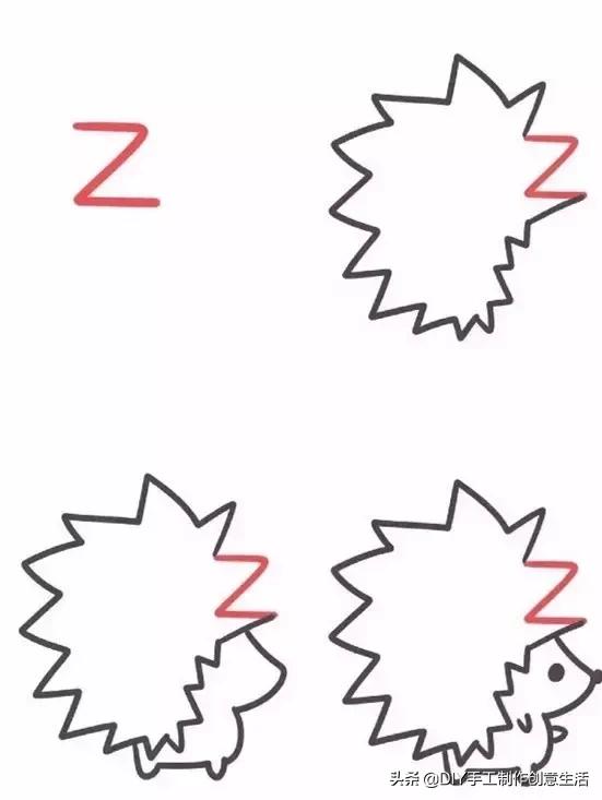 关于可爱的字母简笔画,happy字母简笔画