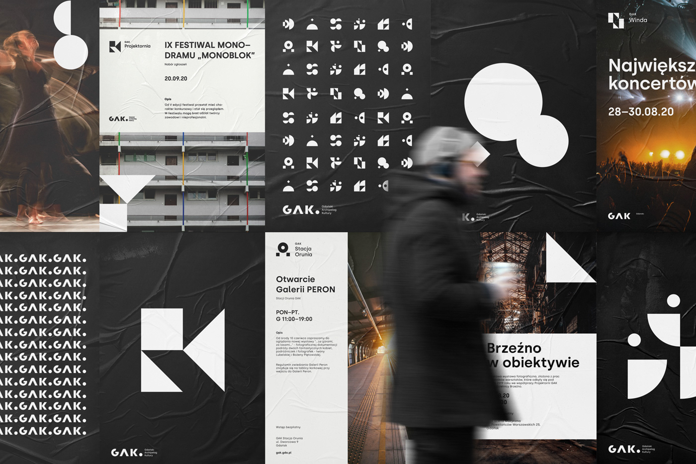 平面设计|GAK格但斯克文化群岛地方政府文化机构品牌形象设计