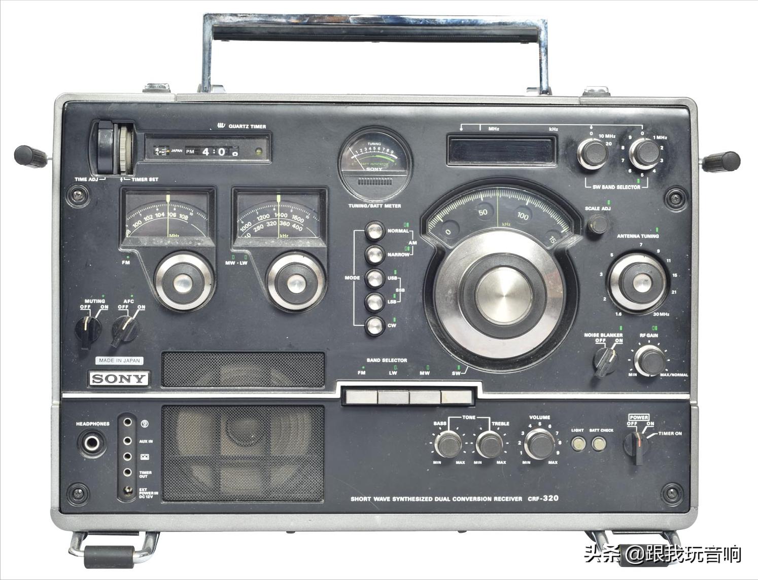 索尼经典全波段收音机,索尼八十年代