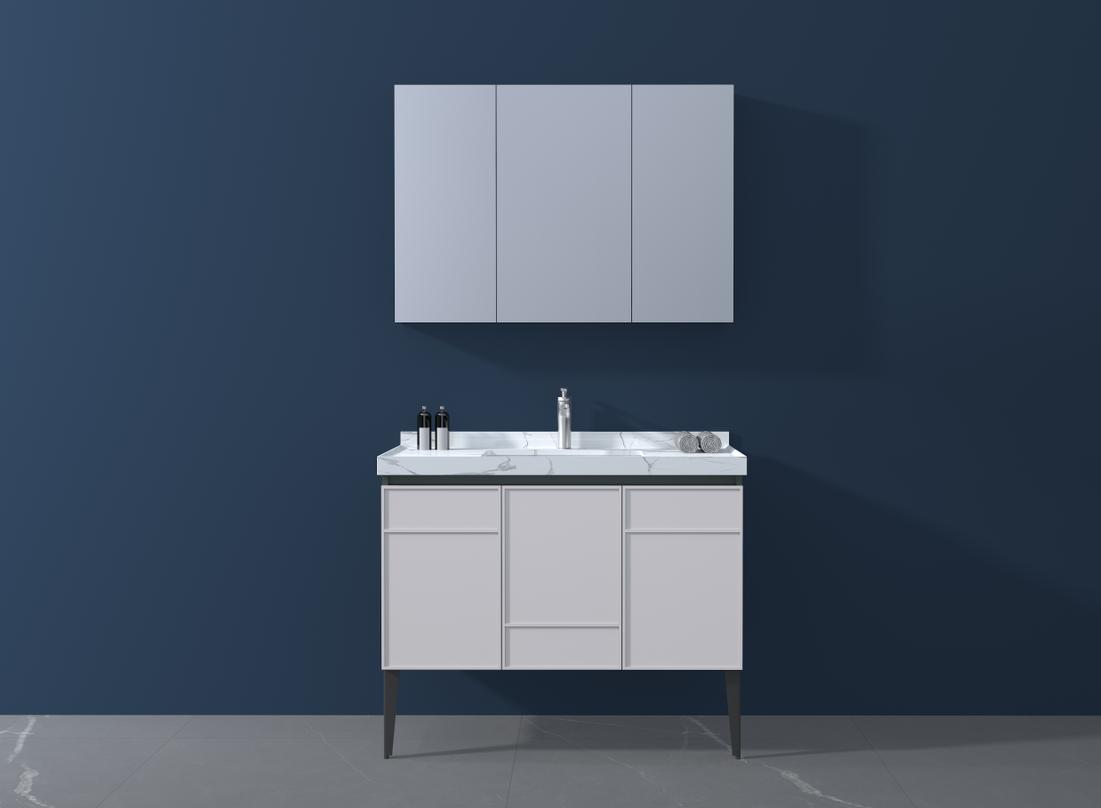 怎么挑选岩板浴室柜价格如何,卫生间浴室柜釉面一体怎样挑选