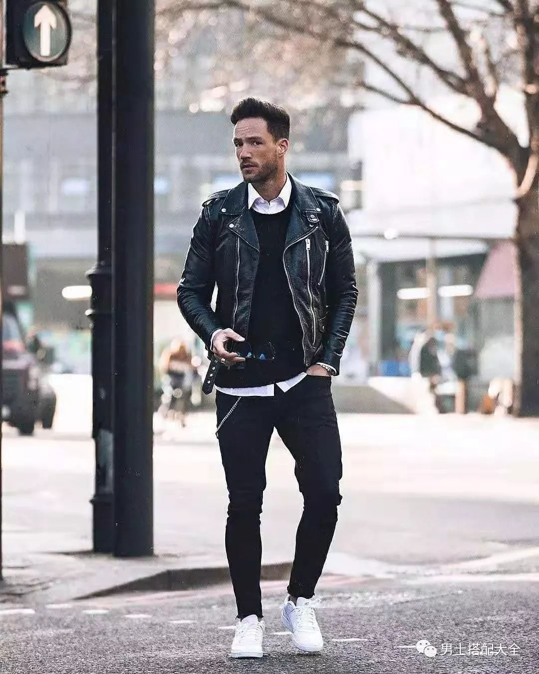 男人如何穿皮衣不会显得油腻老气,穿皮衣的男士显得什么气质