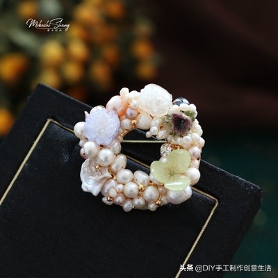 永生花首饰手工diy制作,制作永生花首饰