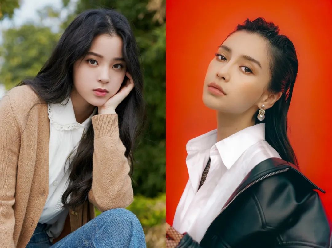 周雨彤的穿搭白衬衫,周雨彤刘雯钟楚曦