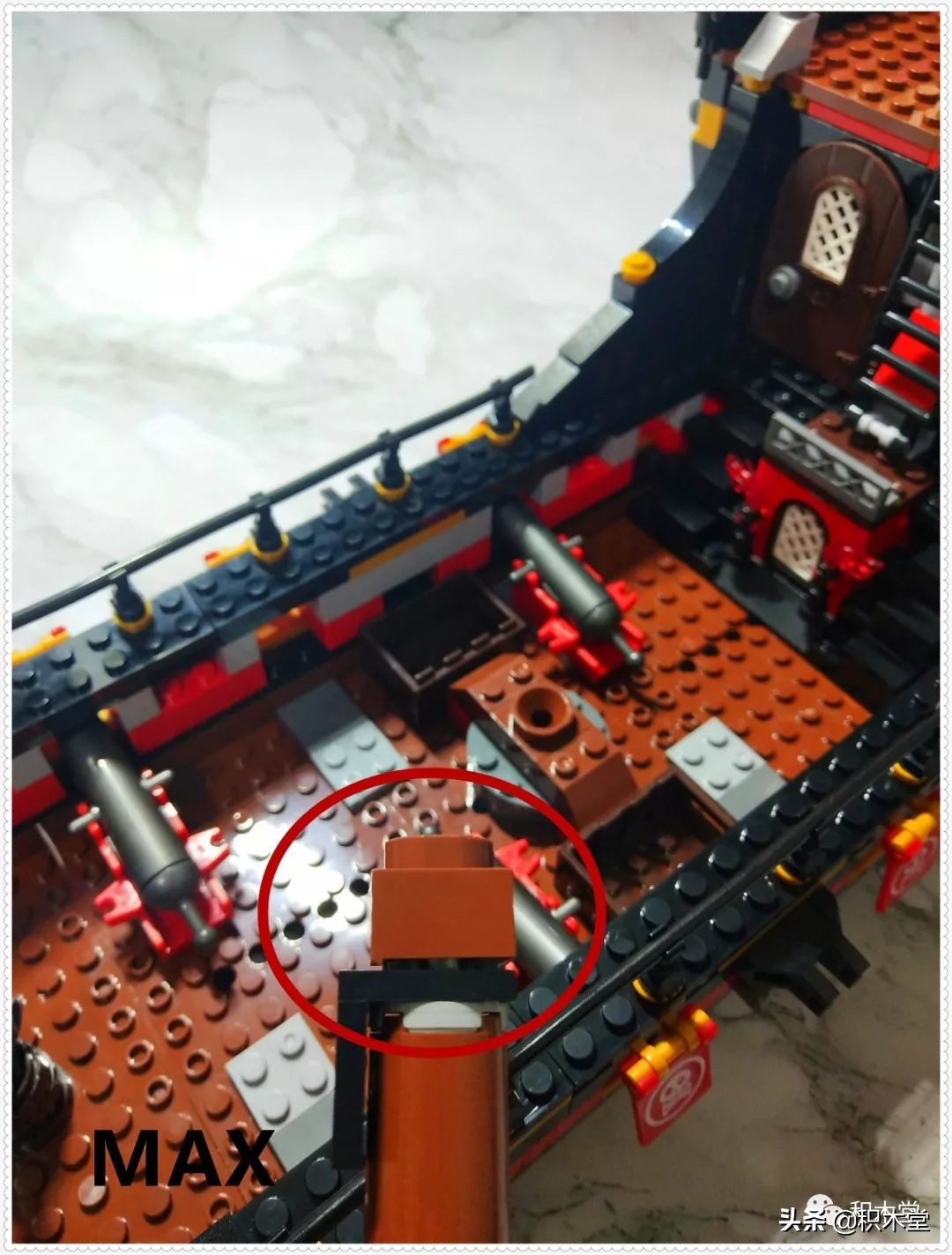 「虚测评」哲高积木QL1801海盗船之骷髅冒险号