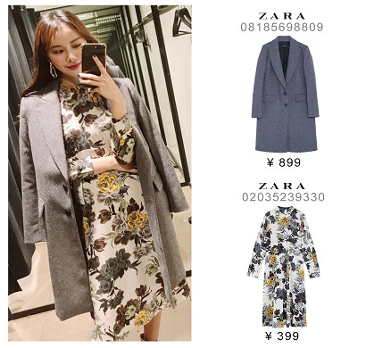 zara穿搭格子半身裙,zara穿搭2019初秋半裙