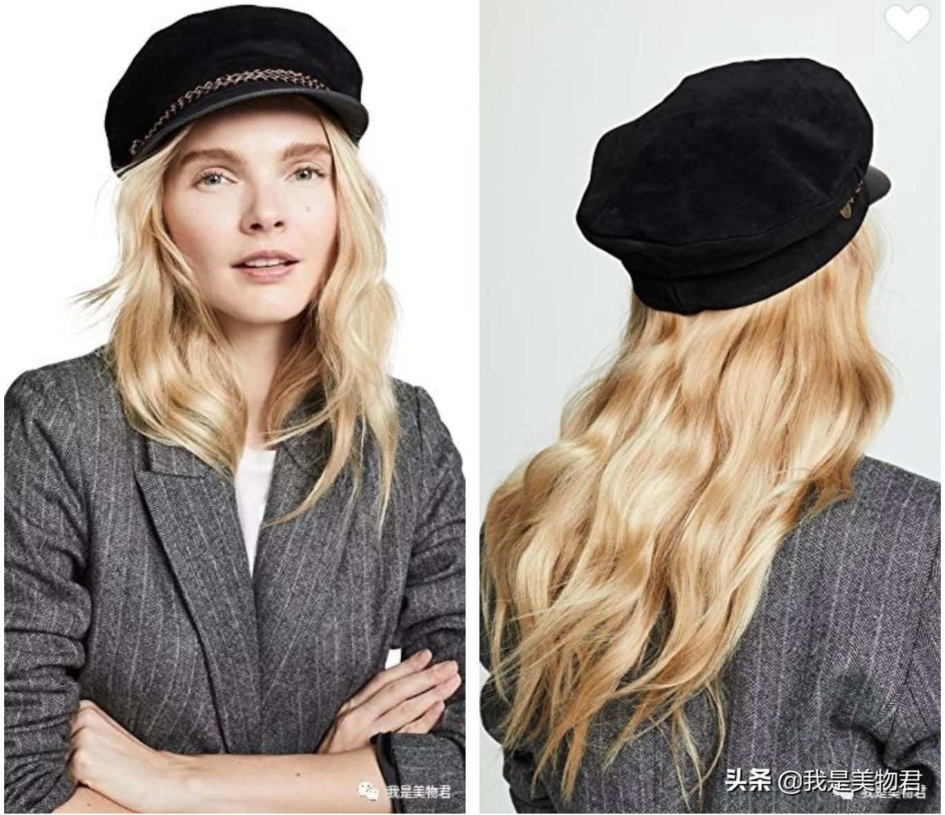 圆脸胖妹妹帽子显脸小推荐,买帽子宽和细哪种条纹显脸小