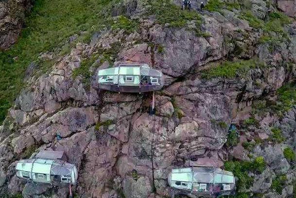 秘鲁最“恐怖”的酒店，悬浮地面成垂直120米，恐高症别点