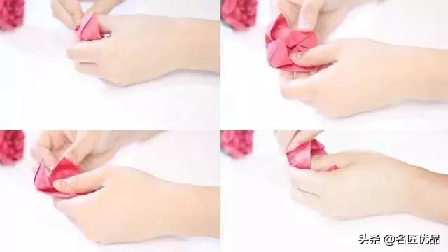 折纸大全玫瑰花简单步骤,折纸玫瑰花最简单最好看的做法